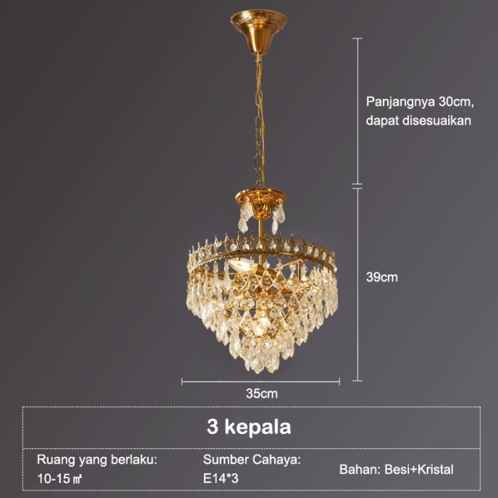 

Lampu Gantung Meh Crystal