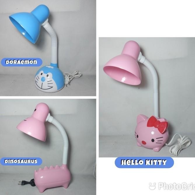 Lampu Belajar Karakter Listrik Saklar On Off / Lampu Meja Fitting E27 Kuigrocery