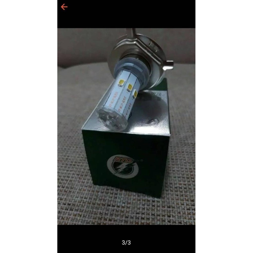 Lampu Utama Motor Hid Led H 4 6 Led 2 Sisi Hi Lo Rtd Led