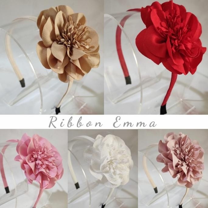 Bando Bunga Besar Bando Anak Flower Crown Mahkota Bunga Bandana Bayi