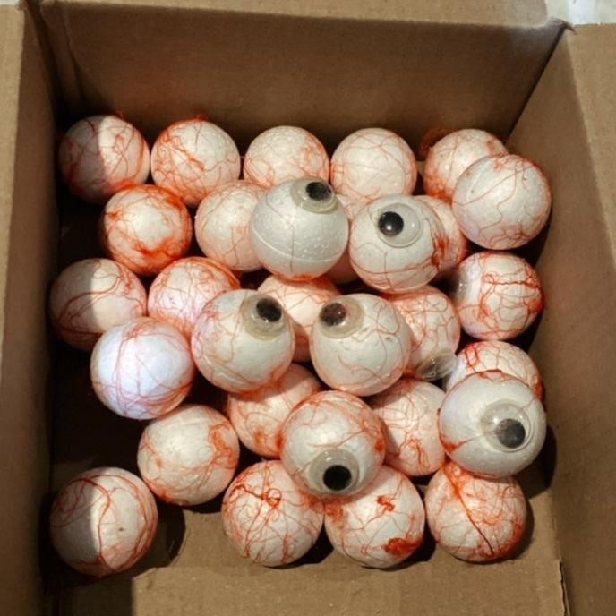 Bola mata palsu mainan dekorasi halloween