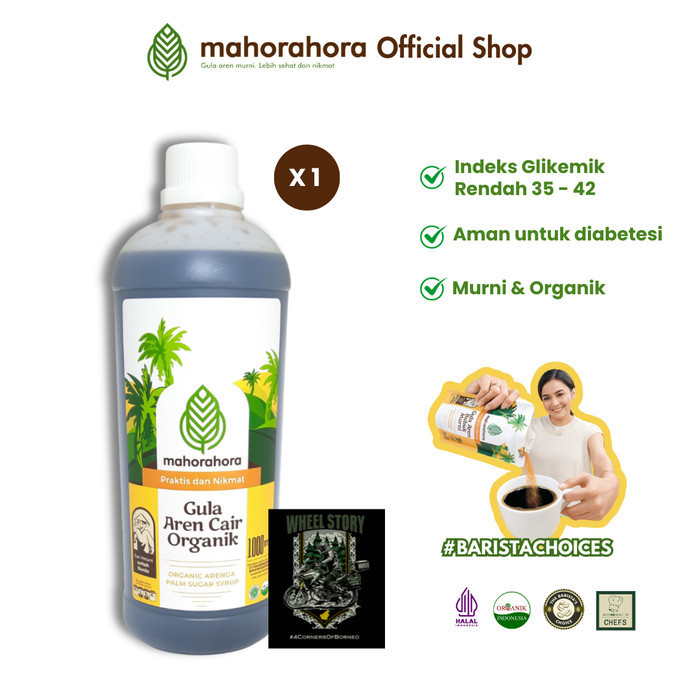 

Gula Aren Cair 1Liter Mahorahora + Hadiah Merch Buff Lited Edition