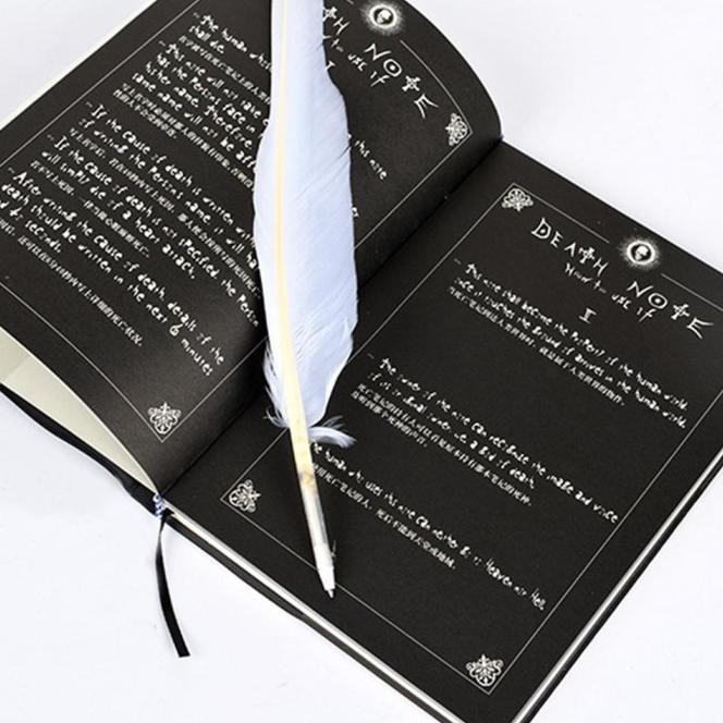 

Buku Tulis Death Note Bergaris Notebook Anime Buku Catatan Dengan Pena Baktioktavianiseller