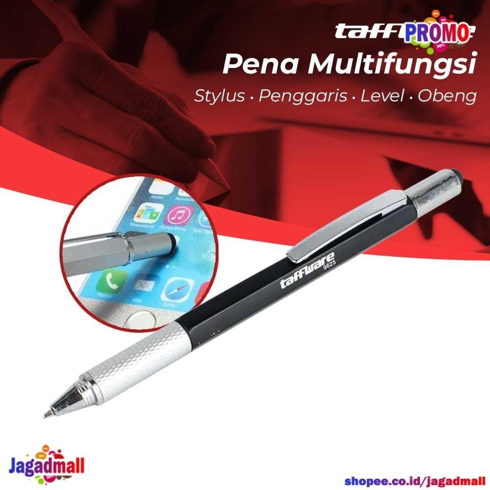 

Pena Multifungsi Plastik Stylus Penggaris Waterpass Obeng