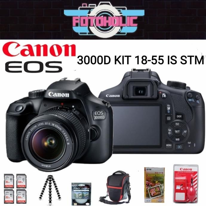 CANON EOS 3000D KIT 18-55 IS STM/3000D KIT /KAMERA CANON EOS 3000D