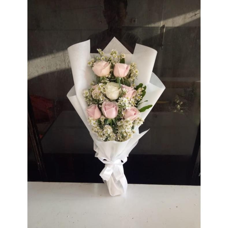 buket mawar asli buket