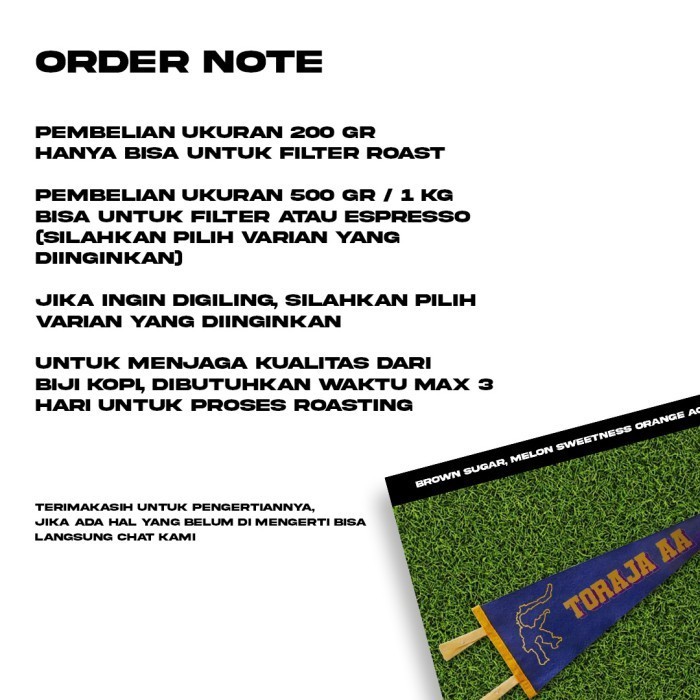 

Biji Kopi Arabika Manual Brew 500 Gr - Tana Toraja Aa