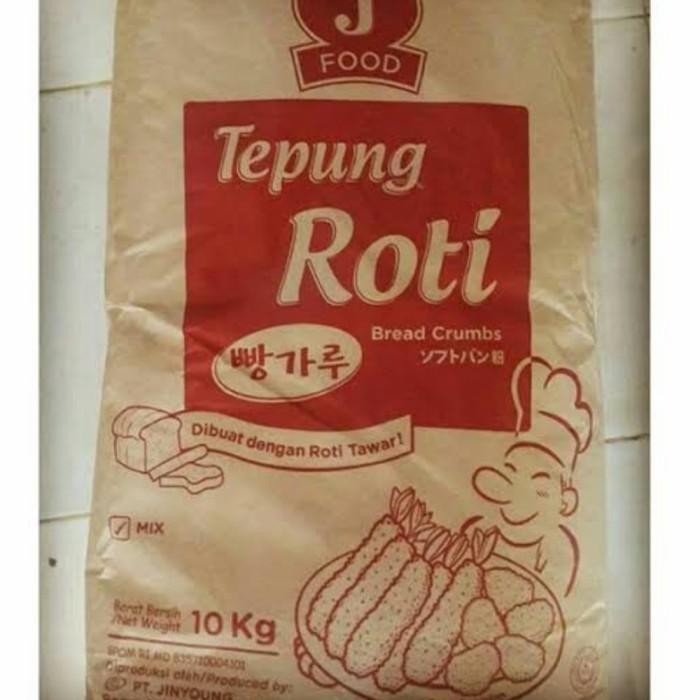 

Jfood Tepung Roti Mix/Panir 10Kg (1 Sak), Garing, Renyah, Lezat