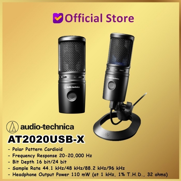 Audio Technica At2020Usb-X At2020Usbx At2020X At2020 At 2020 Usb Mic