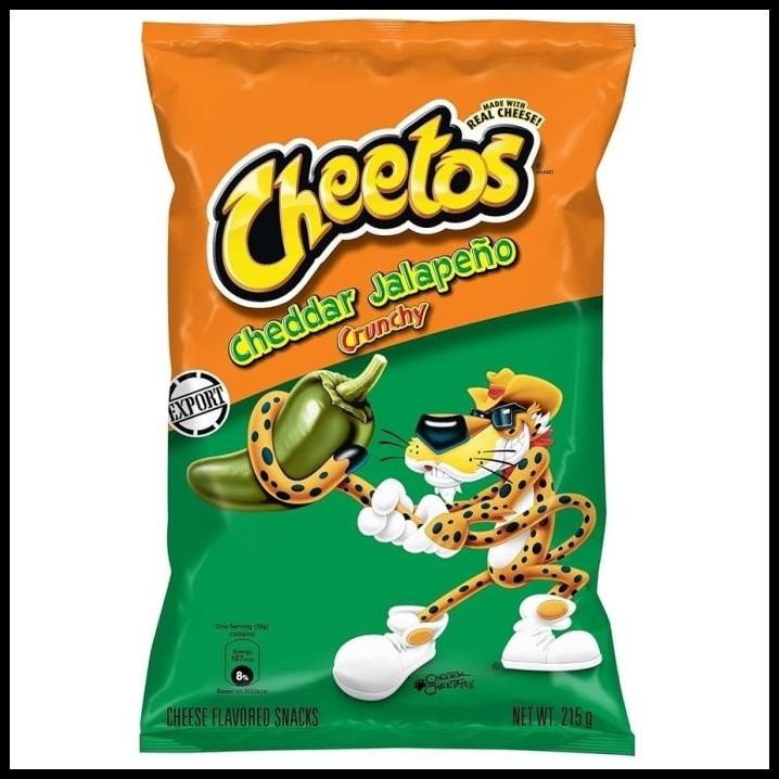 

[Big Size] Cheetos Crunchy Jalapeno 8 Oz - Cheese Snack Original Usa