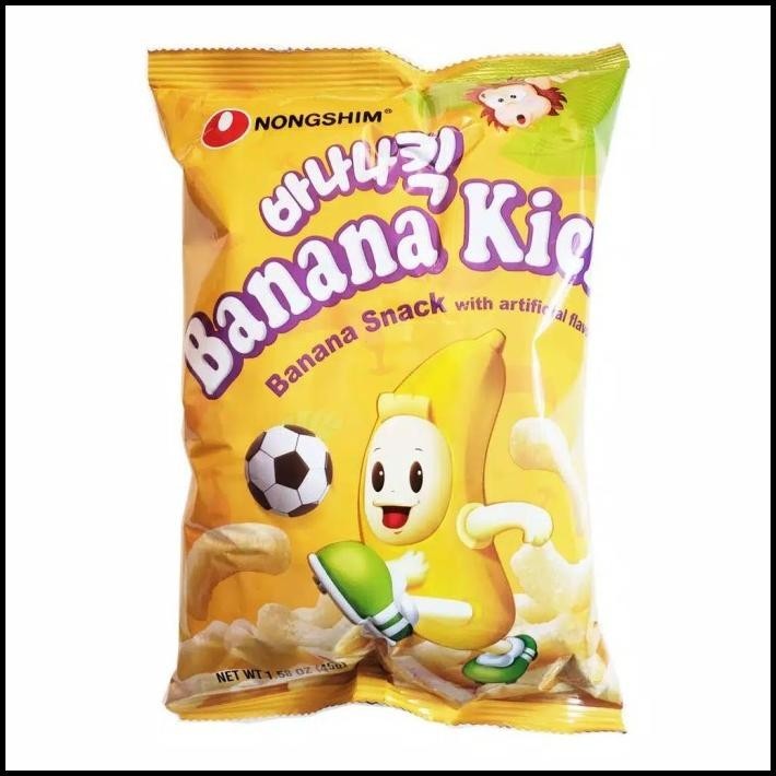 

[45Gr] Nongshim Snack Banana Kick Rasa Pisang - Makanan Ringan Korea