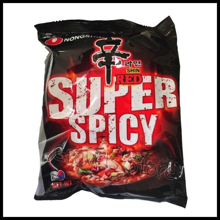 

Nongshim Shin Ramyun Red Super Spicy - Mie Impor Korea