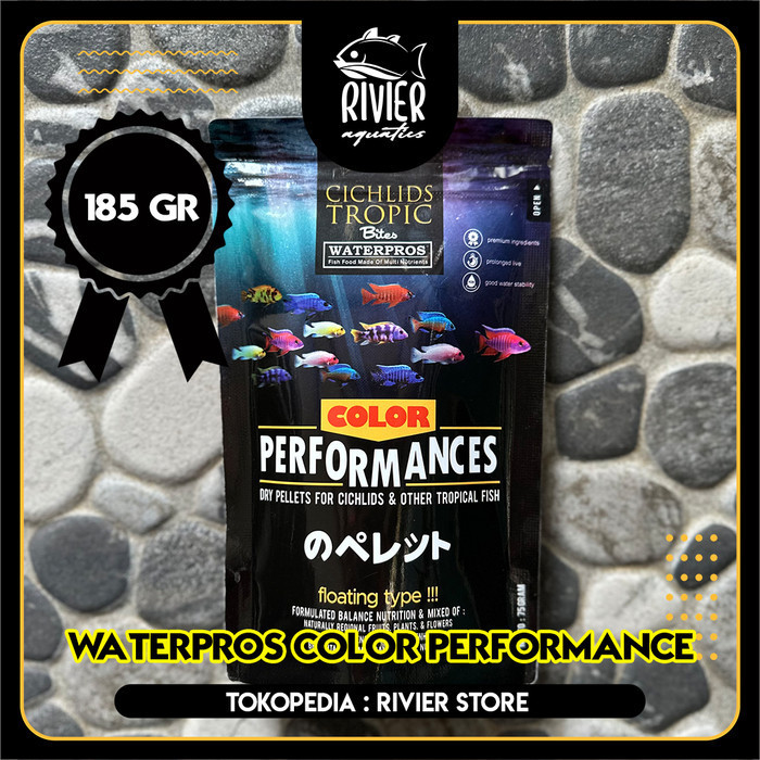 WATERPROS COLOR PERFORMANCE 185GR PELET CICHLID