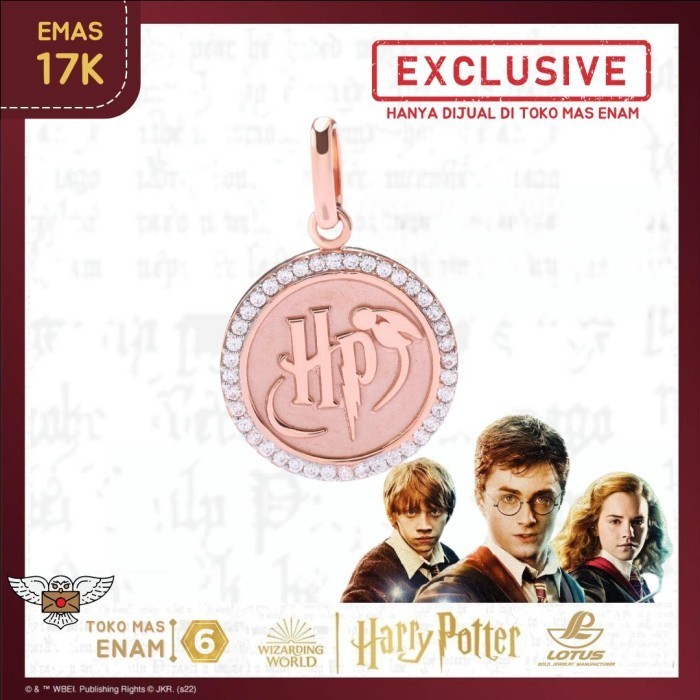 LIONTIN EMAS COIN HARRY POTTER COLLECTION - ROSEGOLD 17K