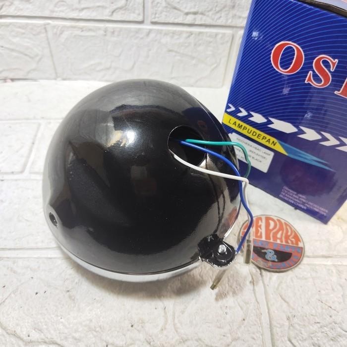Reflektor CB100 Head lamp lampu depan Honda CB 100 Bulat Import Premium