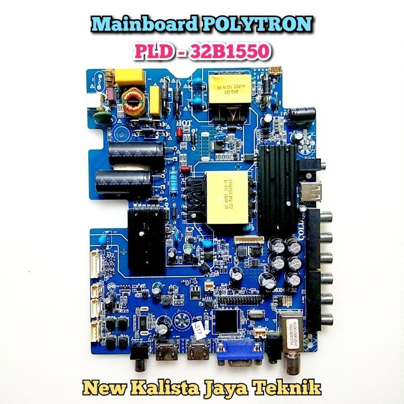 MAINBOARD TV POLYTRON 32B1550 ORIGINAL CV56XH-F32 MB POLYTRON PLD 32B1550W MOTHERBOARD TV PLD32B1550