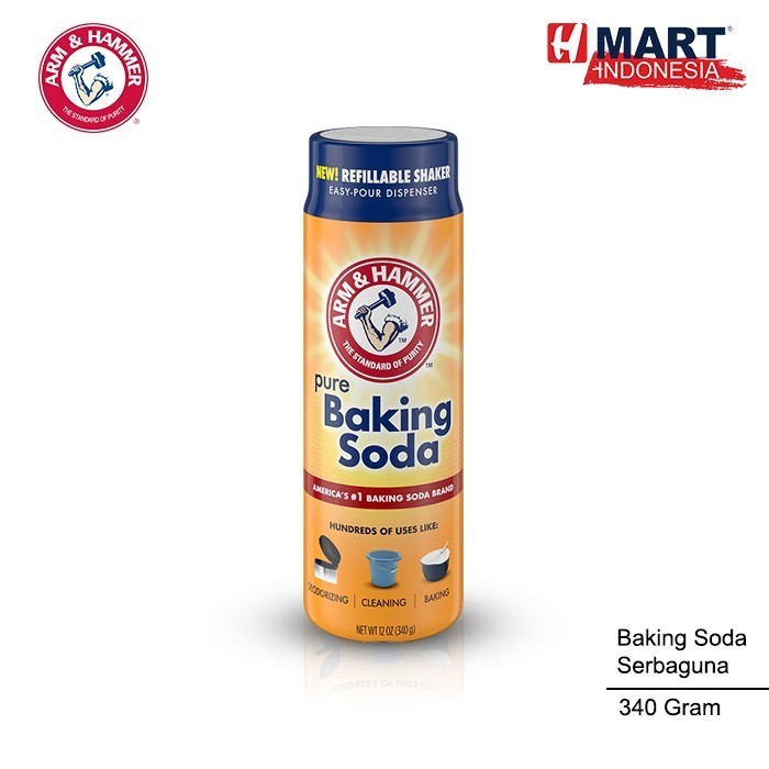 

ARM & HAMMER Baking Soda Untuk Pencuci Buah Dan Sayur Asli USA 340g K01