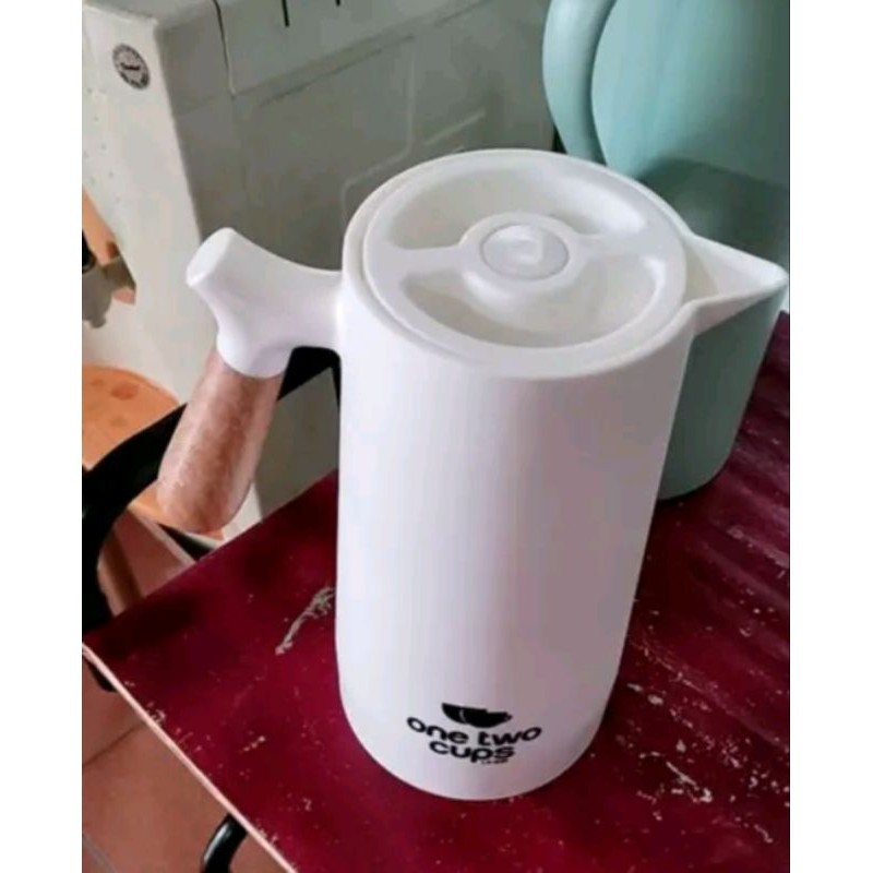 K1 Thermos 1liter  Stainless one two cups termos teko pitcher kopi teh thermal kettle cup 1000m l029
