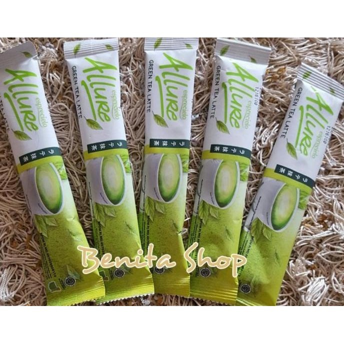 

teh hijau matcha bubuk esprecielo allure greentea latte isi 50 sachet