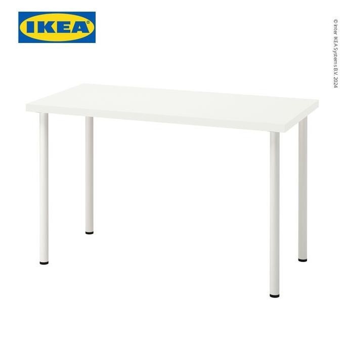 IKEA LAGKAPTEN/ADILS Meja Kerja/Belajar Minimalis Putih 120x60cm