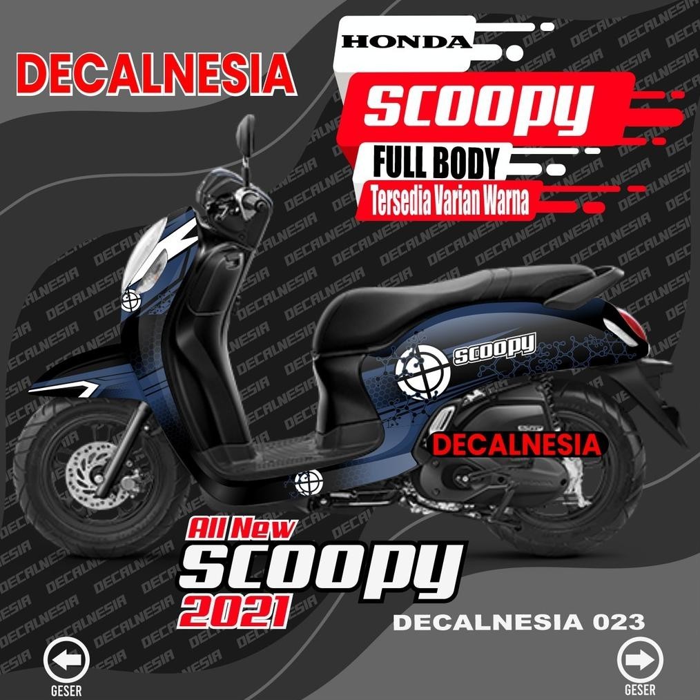 Decal Full Body Motor Honda Scoopy All New 2021 Aksesoris Variasi Stiker Scoopy