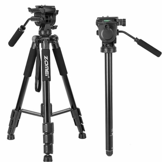 Zomei Q310 Tripod 2in1 Monopod Stand Kamera Phone Portable Q 310