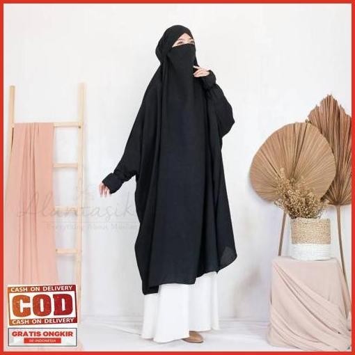 Promo Hemat Alantasik - French Hijab Lengan / French Khimar Tangan R.8 Good Quality
