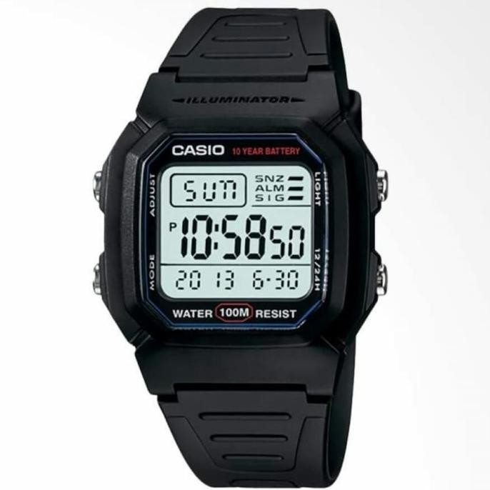 CASIO W-800H-1AV / W800H ORIGINAL & BERGARANSI