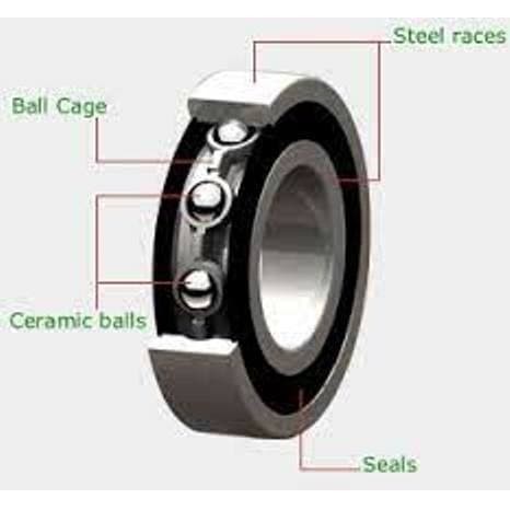 6200 Hybrid Ceramic Bearing 10X30X9 Mm With End Seals