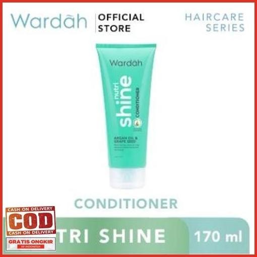 Flash Sale Wardah 170 Ml Shampoo Dan Conditioner Nutri Shine Hair Fall Anti Dandruff Haircare Sampo 