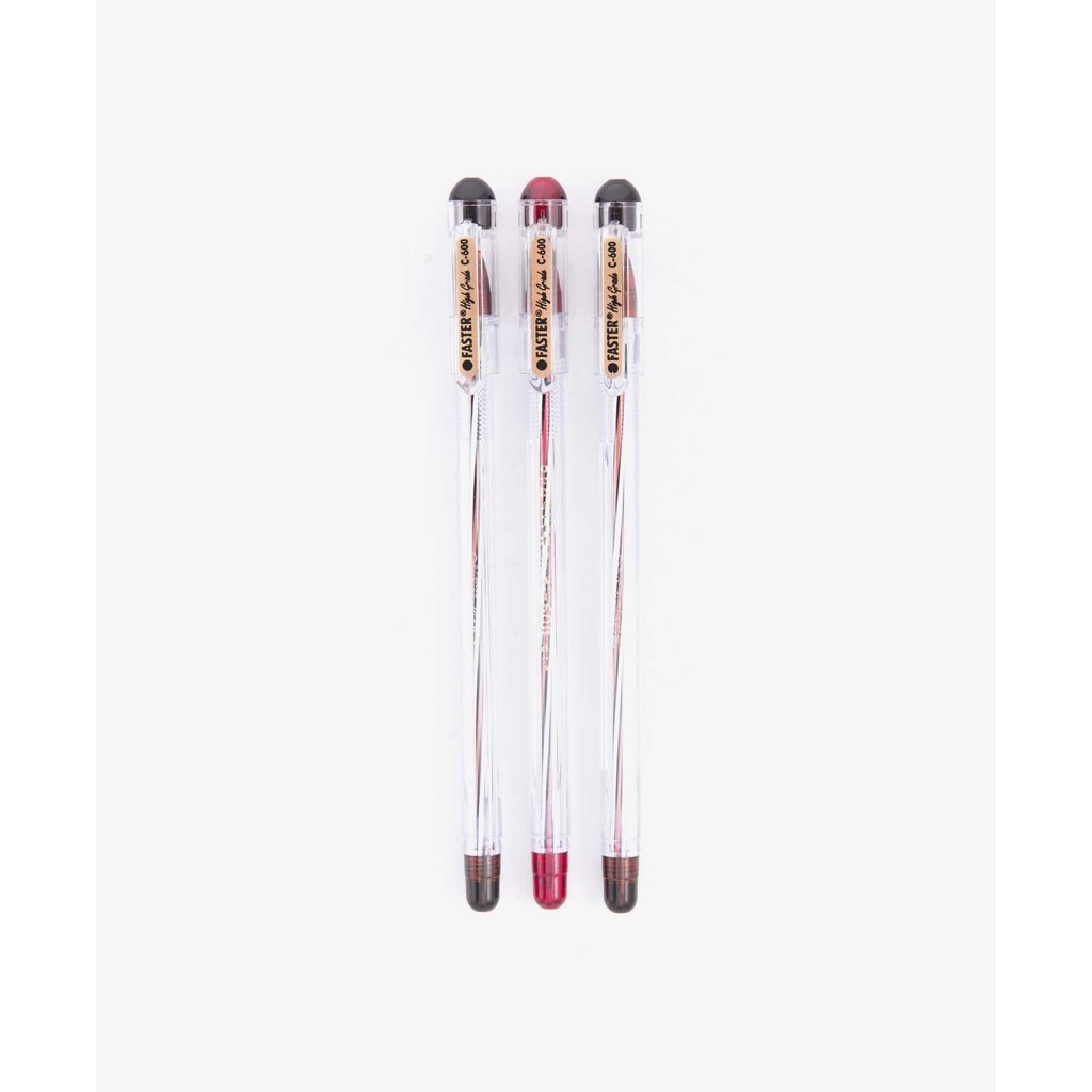 

Faster - Pulpen C-600 3Pcs Warna Hitam