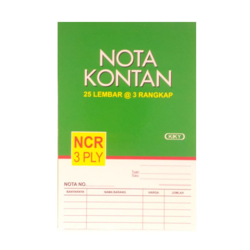 

Nota Kiky Nota Kontan 3 Ply Kecil