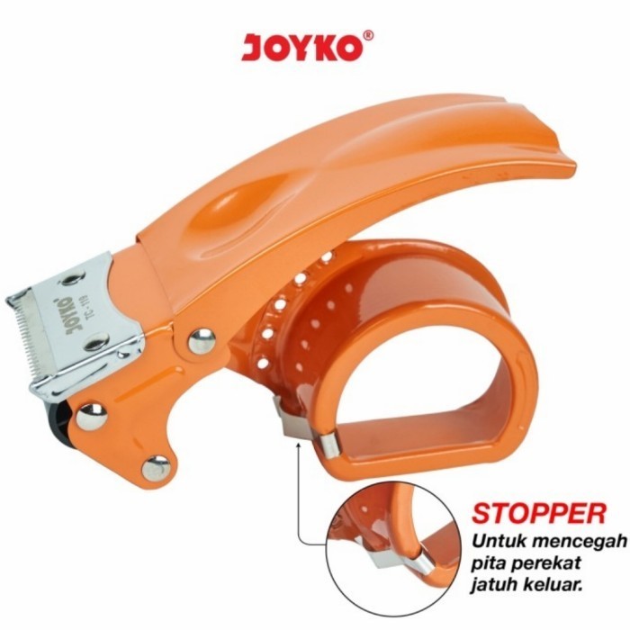 

TAPE DISPENSER LAKBAN JOYKO BESI STOPPER TC-119/OPP TAPE CUTTER TC119