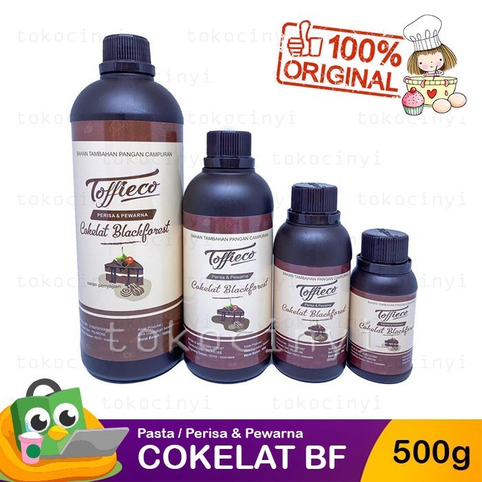 

Toffieco Pasta Perisa & Pewarna - Coklat Bla Forest 500Gr