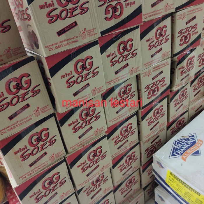 

Ready soes coklat kering merk GG 1dus 2kg