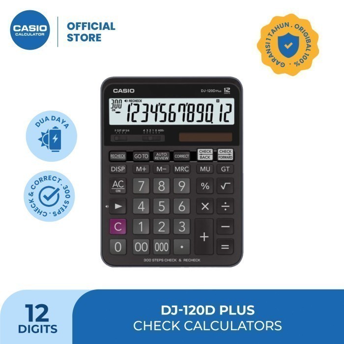 

CASIO CALCULATOR DJ-120D PLUS