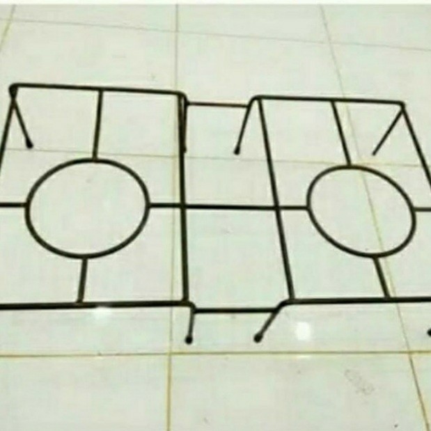 TANGKRINGAN/RANGKA KOMPOR GAS DOUBLE DARI BESI BEHEL