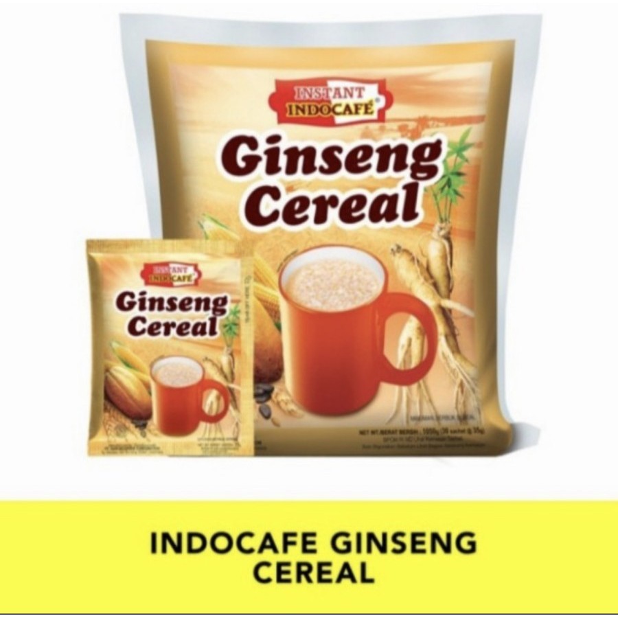 

indocafe ginseng cereal 30 sachet x 35 gr