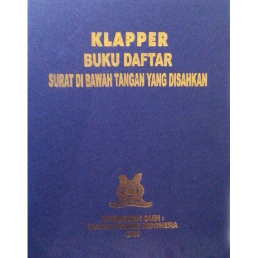 

Klaper Buku Daftar Surat Di Bawah Tangan Yang Di Sahkan