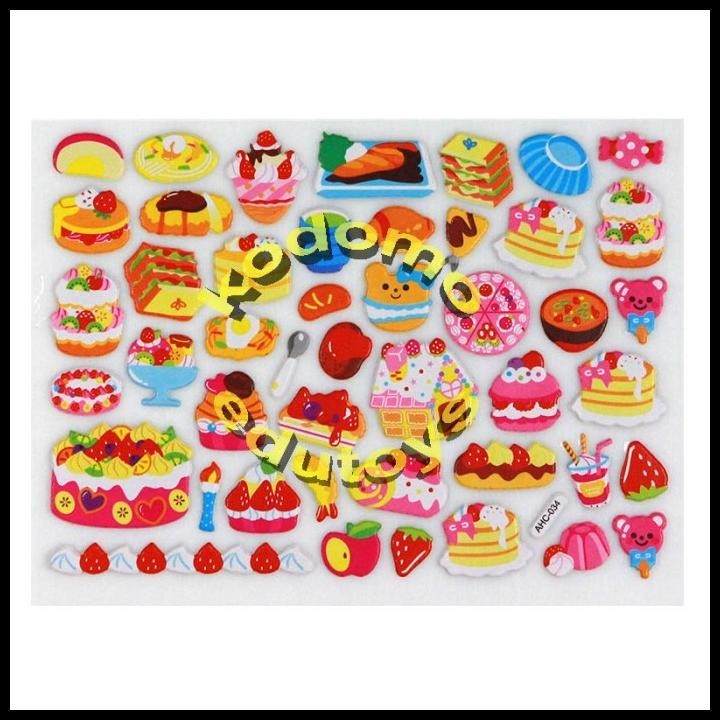 

GRATIS ONGKIR STICKER STIKER ANAK FOOD MAKANAN 2713 !!