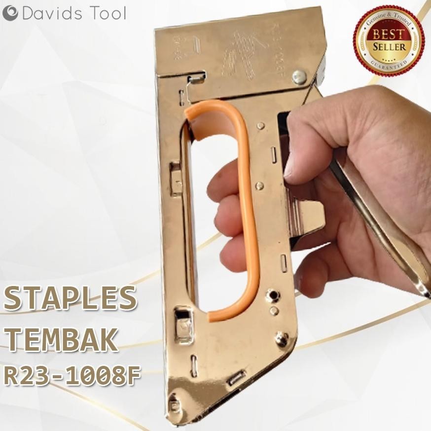 

Gun Tacker Stapler Tembak Setaples Staples Steples R23-1008F LAGI DISKON