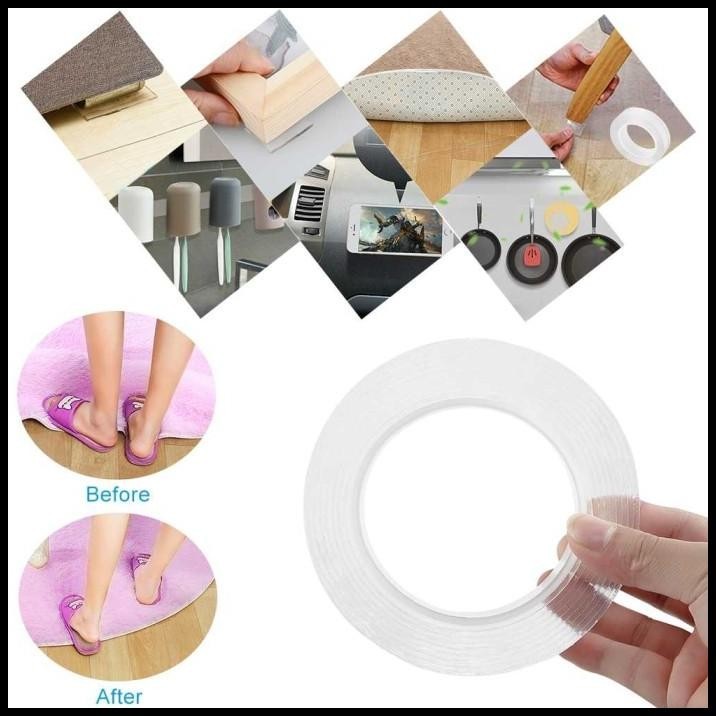 

GRATIS ONGKIR DOUBLE TAPE SUPER STRONG DOUBLETAPE BENING TRANSPARAN 500 X 3 CM Y3850 !!!!!!!