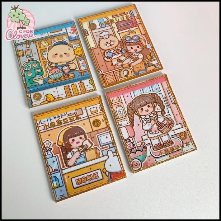 

BEST DEAL STICKER BOOK MOMO SERIES BUKU STIKER KECIL SMALL HADIAH SEKOLAH ULANG !!