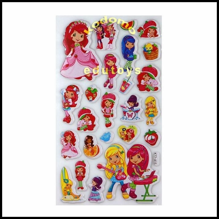 

HOT DEAL STICKER STIKER ANAK TIMBUL KARAKTER STAWBERRY SHORTCAKE 2861