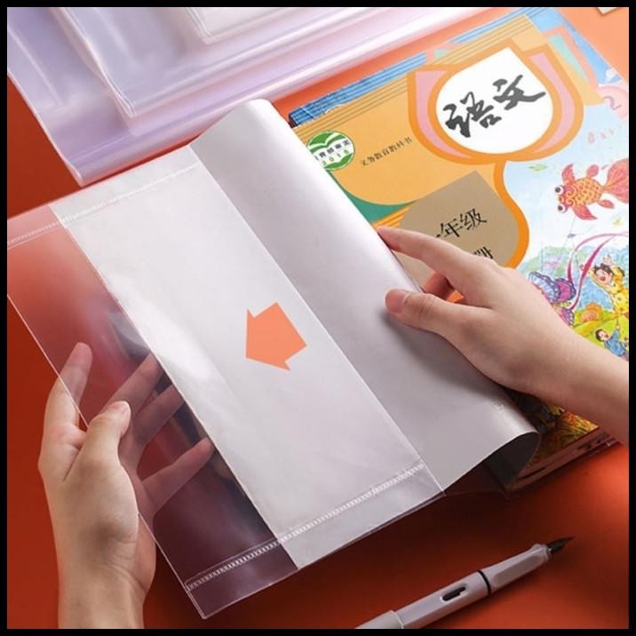 

HOT DEAL 10PCS SAMPUL BUKU STIKER PVC SELF ADHESIVE FILM COVER PELINDUNG BUKU !