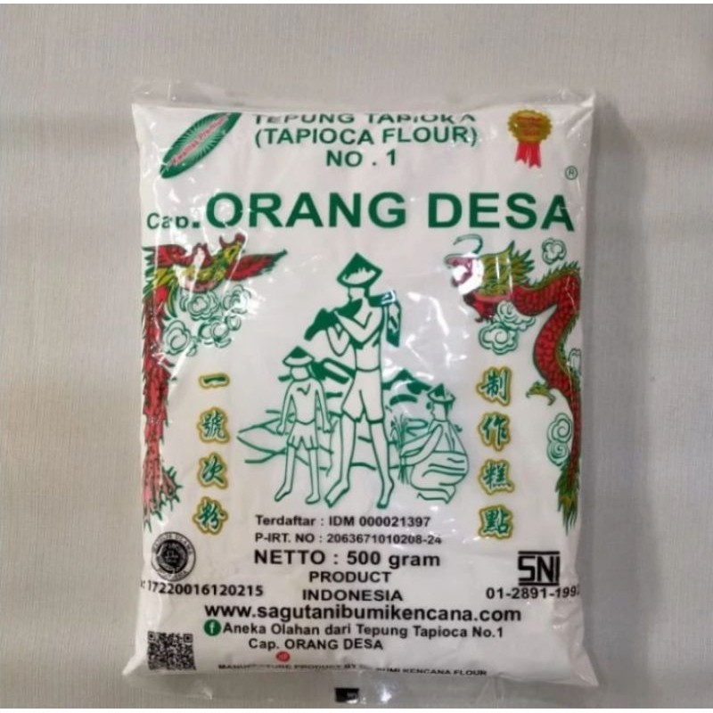 

Tepung Tapioka Cap Orang Desa 500gr