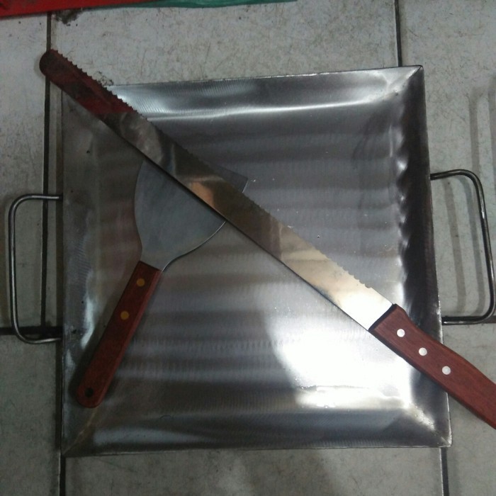 Paket Wajan Plat Besi Roti Bakar 30Cm