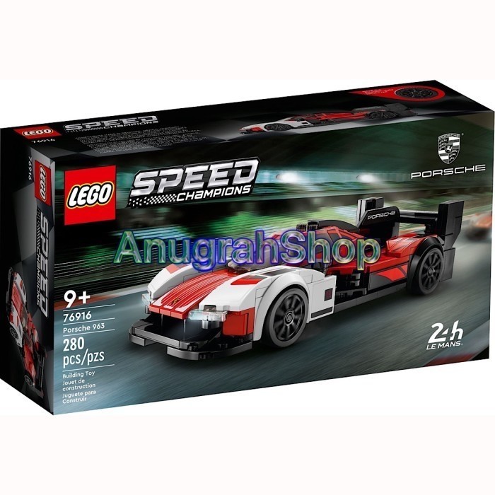 LEGO 76916 SPEED CHAMPIONS Porsche 963 - Blocktopia