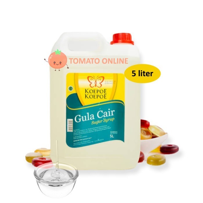 

Koepoe Kupu / Gula Sirup Cair Sugar Syrup / 5 Liter Ltr Lt L 5Liter 5L - Adelineez