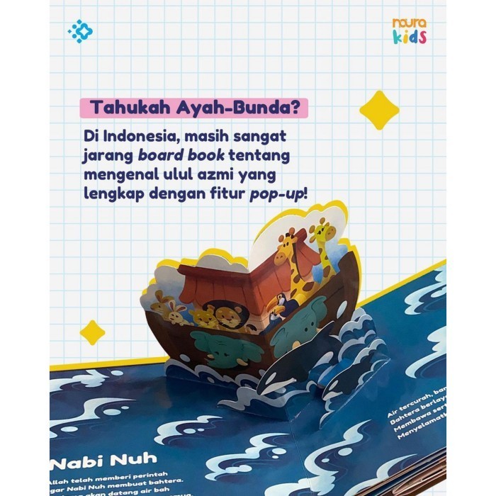 Buku Pop-Up Islami Ulul Azmi Buku Cerita Anak